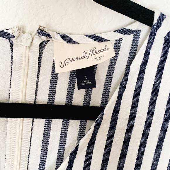 Cotton Striped Wide Leg Jumper - Picture 5 of 5